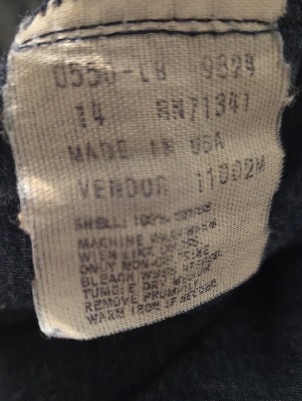 no name brand blue denim skirt 18in waist. 27 in length size 14 - Picture 3 of 3